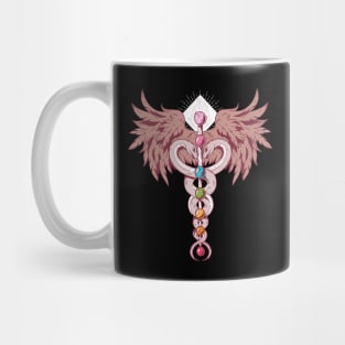 Caduceus Chakras Twin Snakes Mug